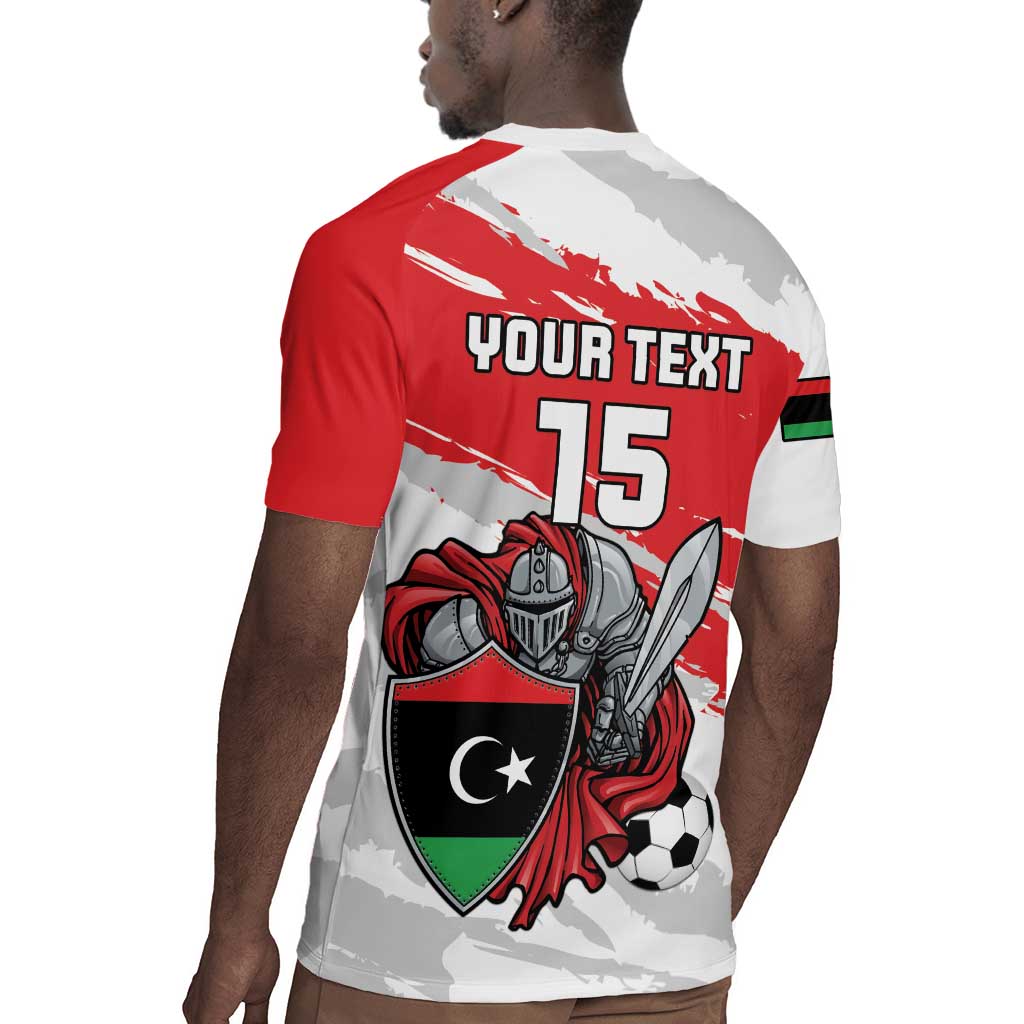 Custom Libya Football Rugby Jersey Forza Fursan Al-Mutawasit
