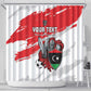 Custom Libya Football Shower Curtain Forza Fursan Al-Mutawasit