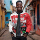 Custom Libya Football Sleeve Zip Bomber Jacket Forza Fursan Al-Mutawasit