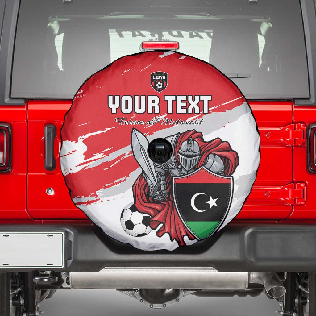 Custom Libya Football Spare Tire Cover Forza Fursan Al-Mutawasit