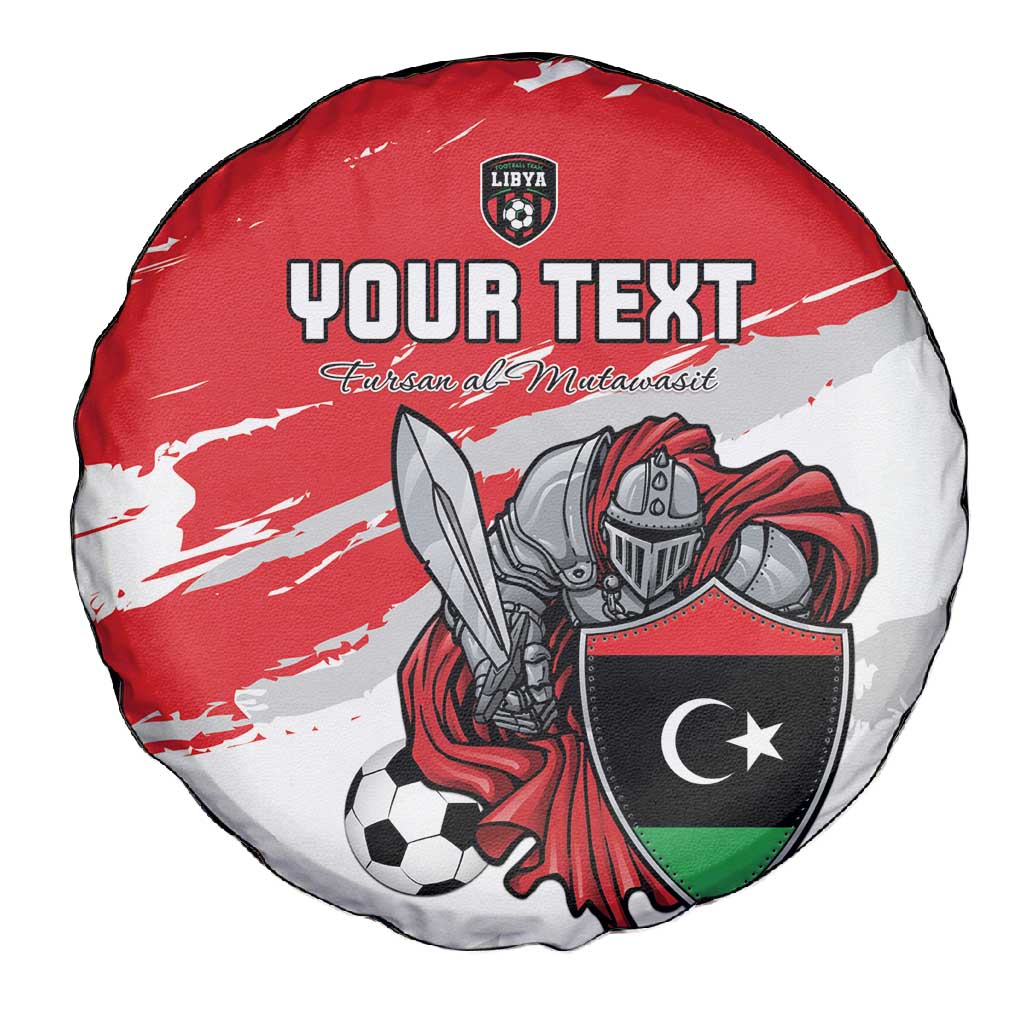 Custom Libya Football Spare Tire Cover Forza Fursan Al-Mutawasit