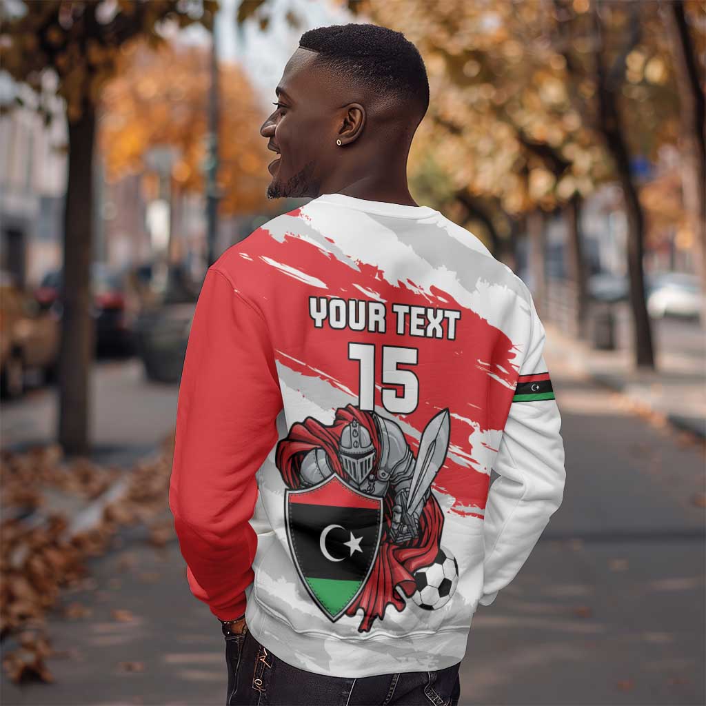 Custom Libya Football Sweatshirt Forza Fursan Al-Mutawasit