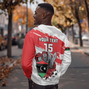 Custom Libya Football Sweatshirt Forza Fursan Al-Mutawasit