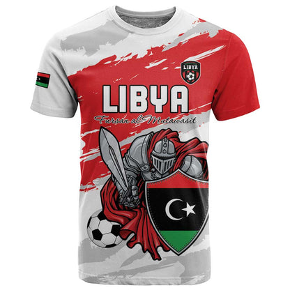Custom Libya Football T shirt Forza Fursan Al-Mutawasit