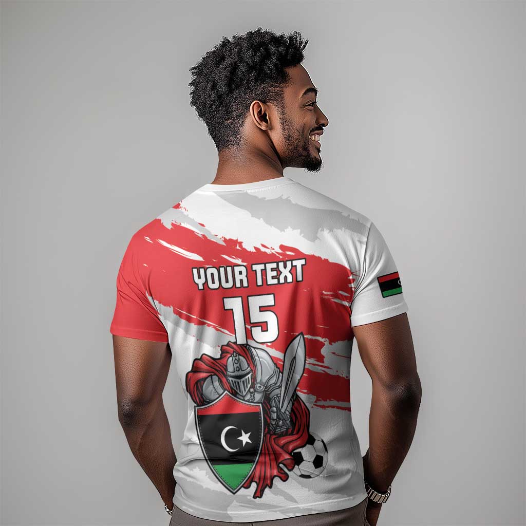 Custom Libya Football T shirt Forza Fursan Al-Mutawasit