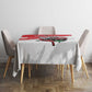 Custom Libya Football Tablecloth Forza Fursan Al-Mutawasit