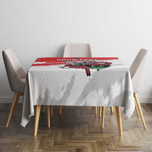 Custom Libya Football Tablecloth Forza Fursan Al-Mutawasit