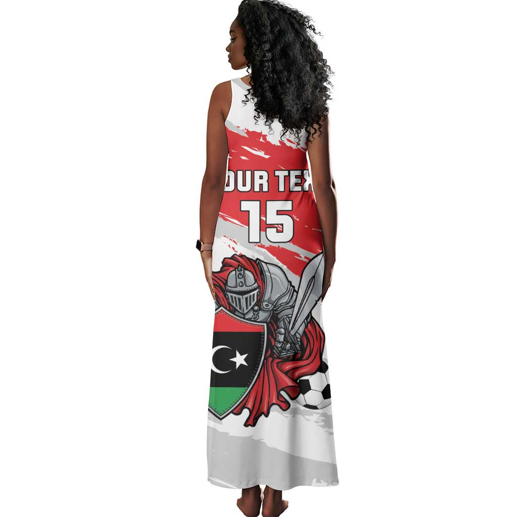 Custom Libya Football Tank Maxi Dress Forza Fursan Al-Mutawasit