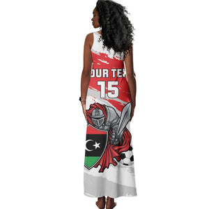 Custom Libya Football Tank Maxi Dress Forza Fursan Al-Mutawasit
