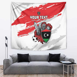 Custom Libya Football Tapestry Forza Fursan Al-Mutawasit