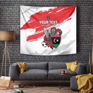 Custom Libya Football Tapestry Forza Fursan Al-Mutawasit