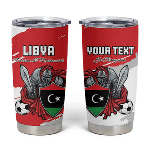 Custom Libya Football Tumbler Cup Forza Fursan Al-Mutawasit