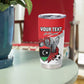 Custom Libya Football Tumbler Cup Forza Fursan Al-Mutawasit