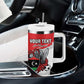 Custom Libya Football Tumbler With Handle Forza Fursan Al-Mutawasit