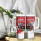 Custom Libya Football Tumbler With Handle Forza Fursan Al-Mutawasit