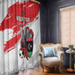 Custom Libya Football Window Curtain Forza Fursan Al-Mutawasit