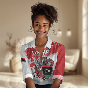 Custom Libya Football Women Casual Shirt Forza Fursan Al-Mutawasit