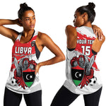 Custom Libya Football Women Racerback Tank Forza Fursan Al-Mutawasit