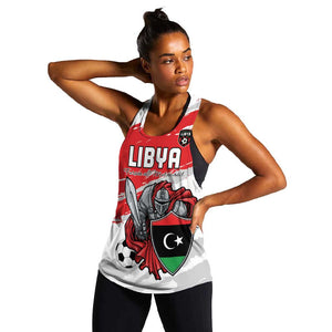 Custom Libya Football Women Racerback Tank Forza Fursan Al-Mutawasit