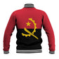 Angola Country Flag Stylized Baseball Jacket