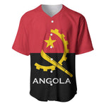 Angola Country Flag Stylized Baseball Jersey