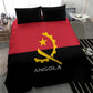 Angola Country Flag Stylized Bedding Set