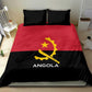 Angola Country Flag Stylized Bedding Set