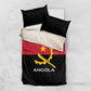 Angola Country Flag Stylized Bedding Set