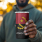 Angola Country Flag Stylized 4 in 1 Can Cooler Tumbler