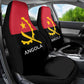 Angola Country Flag Stylized Car Seat Cover