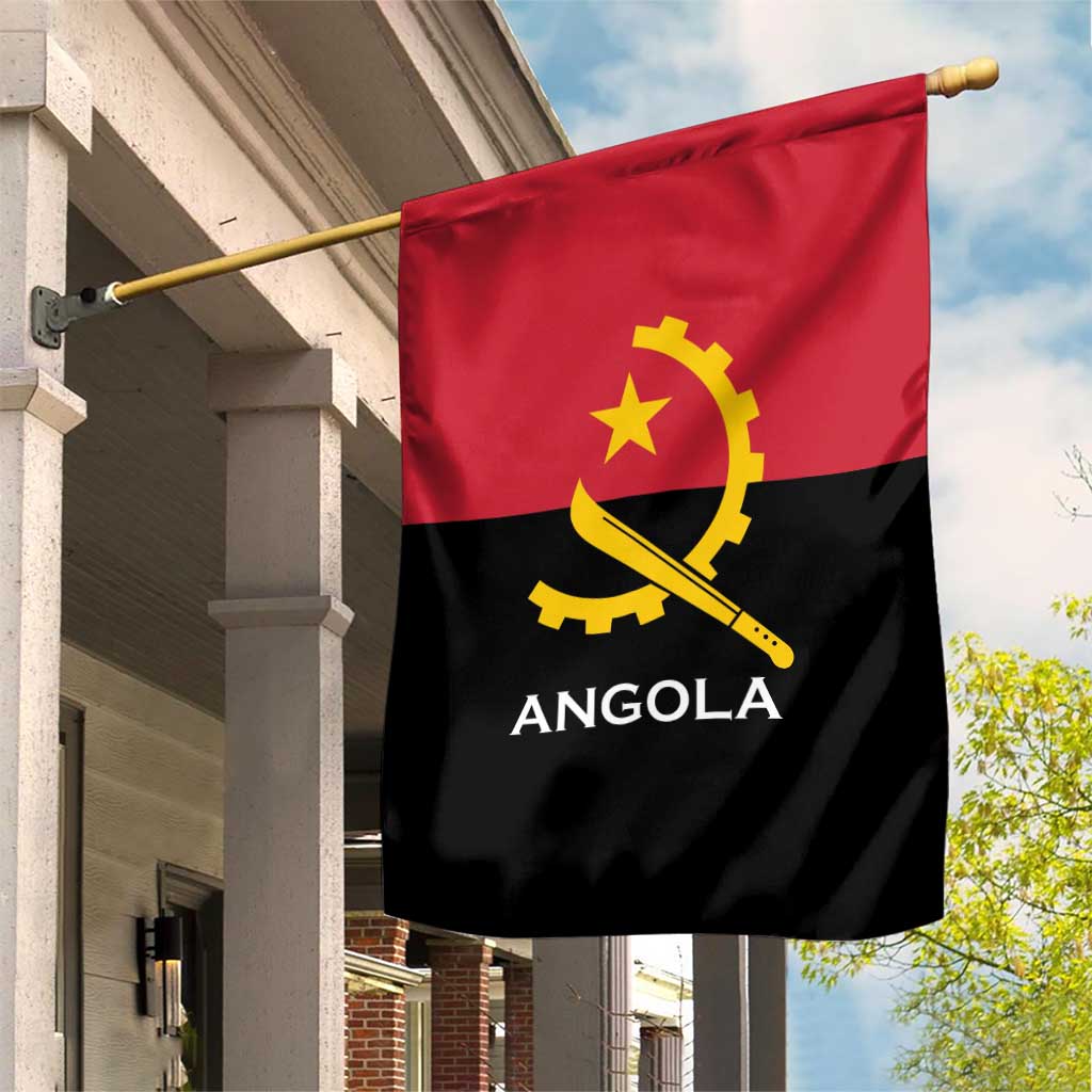 Angola Country Flag Stylized Garden Flag