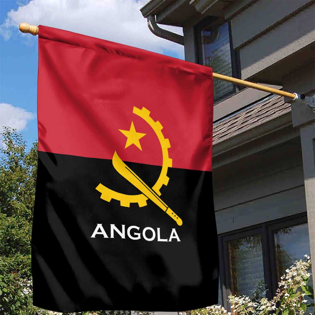 Angola Country Flag Stylized Garden Flag