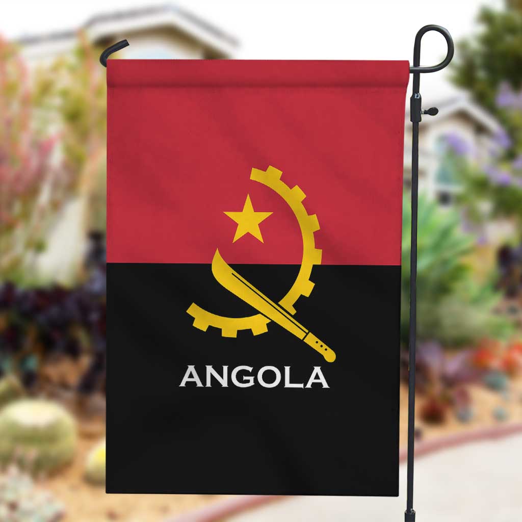 Angola Country Flag Stylized Garden Flag