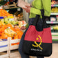 Angola Country Flag Stylized Grocery Bag
