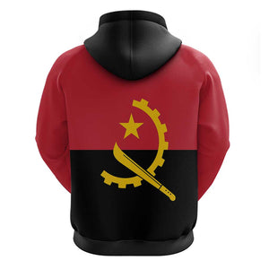 Angola Country Flag Stylized Hoodie