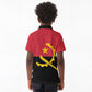 Angola Country Flag Stylized Kid Polo Shirt