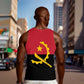 Angola Country Flag Stylized Men Tank Top