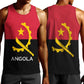 Angola Country Flag Stylized Men Tank Top