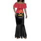 Angola Country Flag Stylized Mermaid Dress