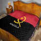 Angola Country Flag Stylized Quilt