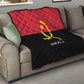 Angola Country Flag Stylized Quilt