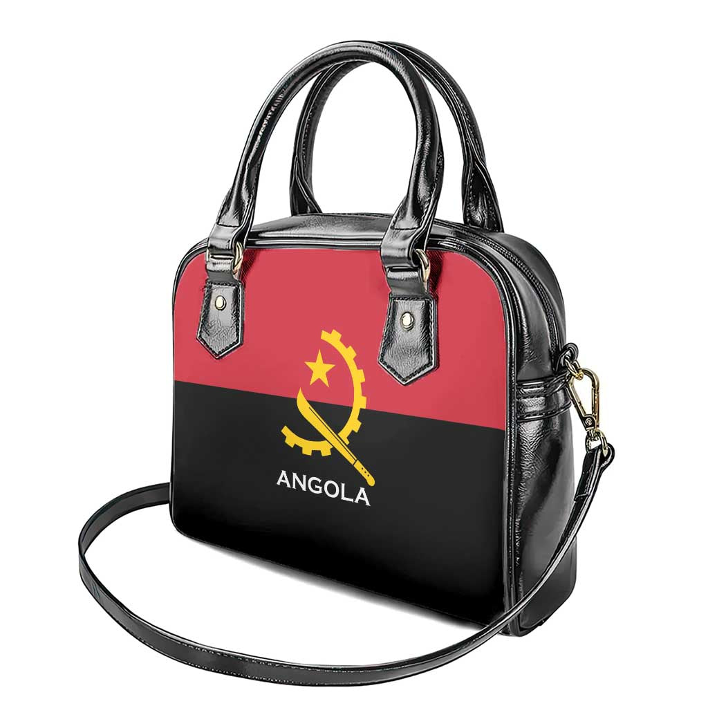 Angola Country Flag Stylized Shoulder Handbag