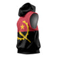 Angola Country Flag Stylized Sleeveless Hoodie - African Pride