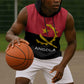 Angola Country Flag Stylized Sleeveless Hoodie - African Pride