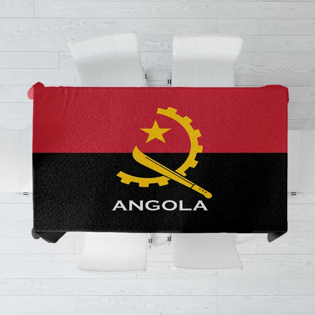 Angola Country Flag Stylized Tablecloth
