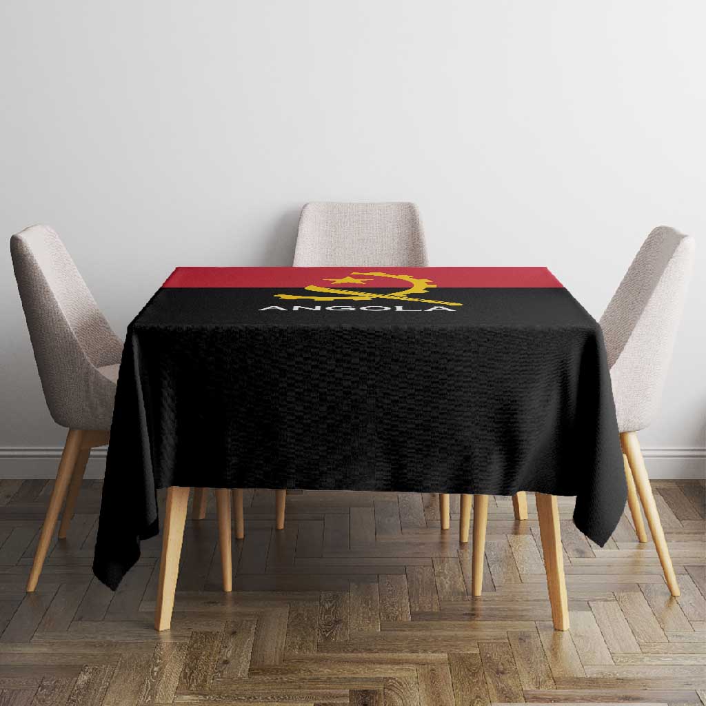 Angola Country Flag Stylized Tablecloth
