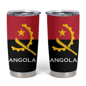 Angola Country Flag Stylized Tumbler Cup