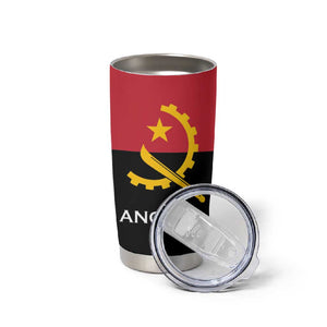 Angola Country Flag Stylized Tumbler Cup