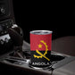 Angola Country Flag Stylized Tumbler Cup