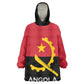 Angola Country Flag Stylized Wearable Blanket Hoodie
